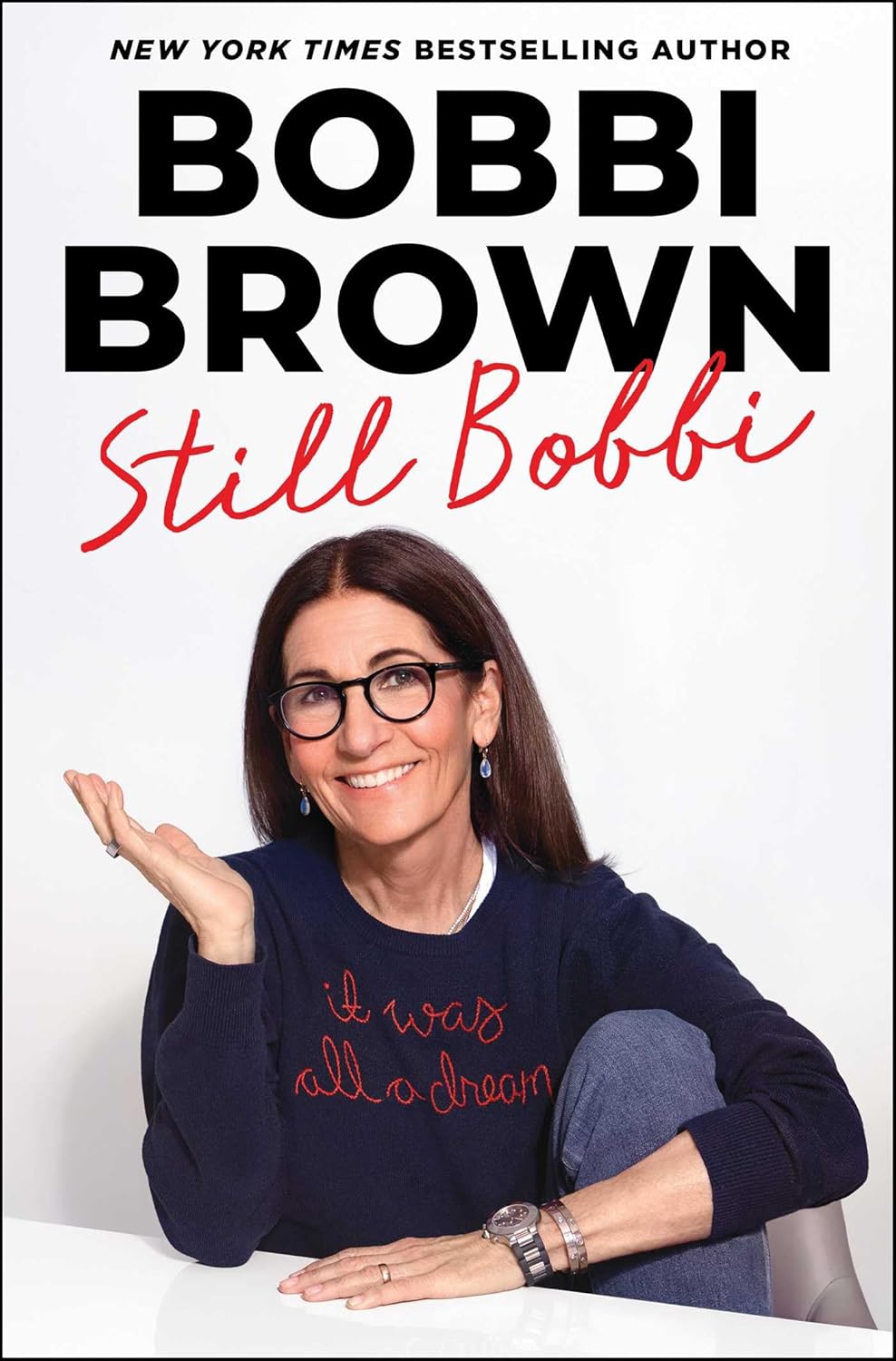 Book cover featuring Bobbi Brown with a quote on a white background