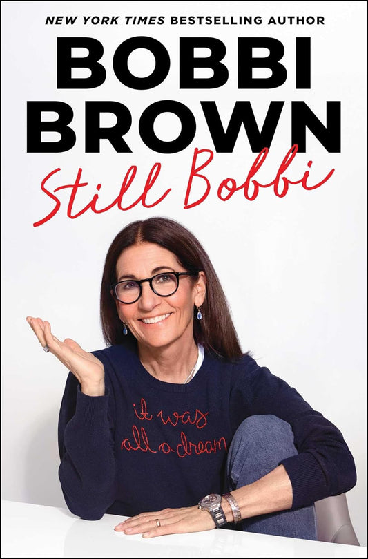 Book cover featuring Bobbi Brown with a quote on a white background