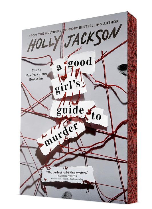 Book cover of 'A Good Girl's Guide to Murder' by Holly Jackson with abstract design and text.